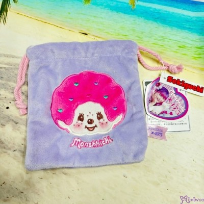 247561 Monchhichi x 475 Shinako Harajuku Style 17 x 18.5cm Bag ~ READY to SHIP ~